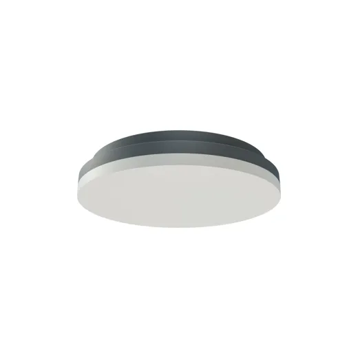 Ledeshi LED SLICE CIRCLE III N anthrazit, 10/18/24W, 3000/4000°K, IP54, 1150/1800/2400lm, Ø270mm, dimmbar