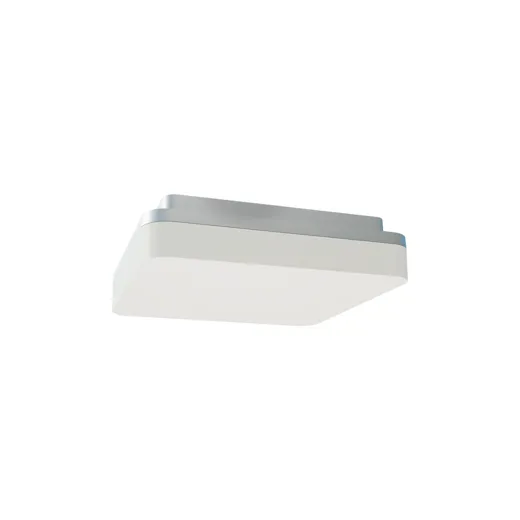 Ledeshi LED SLICE SQUARE II N silber, 10/15W, 3000/4000°K, IP54, 210x210mm, dimmbar