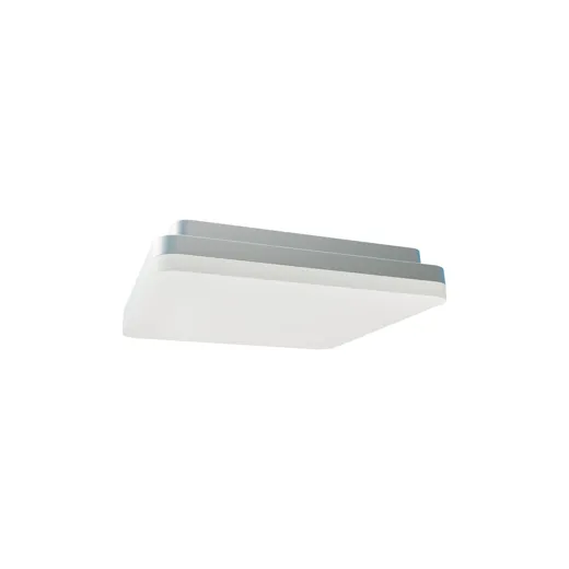 Ledeshi LED SLICE SQUARE III N silber, 10/18/24W, 3000/4000°K, IP54, 260x260mm, dimmbar