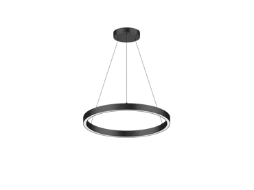 LED Ringleuchte ORBIT 800, 46W, Ø800mm, 4600/5200lm, 3000/4000K, CRI80, up/down, IP20, schwarz