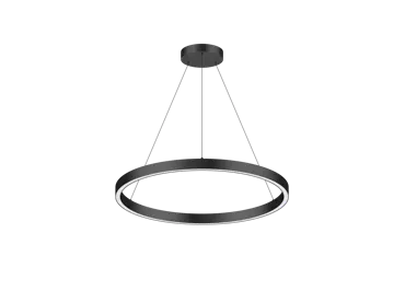 LED Ringleuchte ORBIT 1000, 60W, Ø1000mm, 6000/6600lm, 3000/4000K, CRI80, up/down, IP20, schwarz