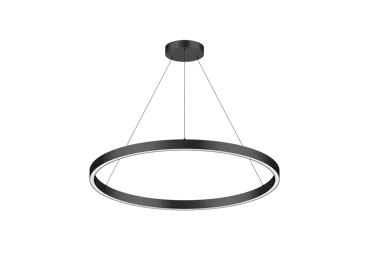 LED Ringleuchte ORBIT 1200, 80W, Ø1200mm, 8400/9200lm, 3000/4000K, CRI80, up/down, IP20, schwarz