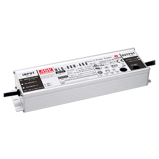 LED Treiber 48V DC, 80W, 1.7A, IP65, 195.6x61.5x38.8mm