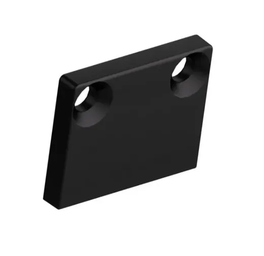 Endkappe zu BARDOLINO Midi flach, Kunststoff schwarz, 15x12x2mm