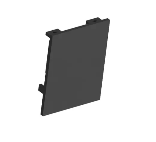 Endkappe FLORENZ 4050, schwarz, schraublos