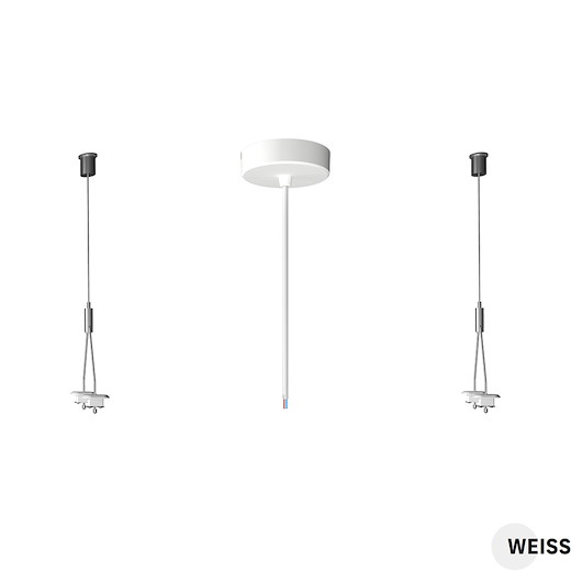 Pendel-Set zu SLICE Long weiss - dimmbar Phase