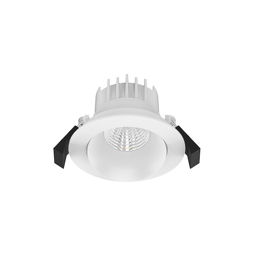 LED Einbauspot APOLLO DEEP, 8W, 36°, 765lm, CRI80, IP54/IP20, Da/D=75-83/90mm, weiss matt, 3000K
