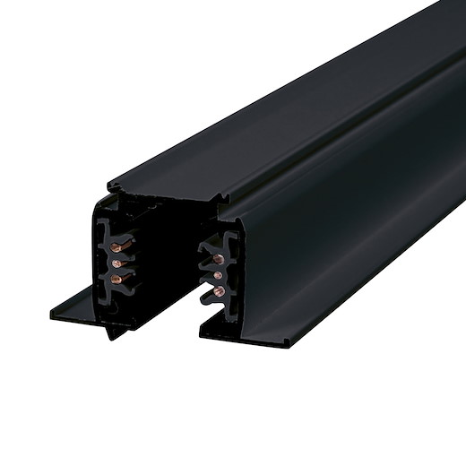 Einbaustromschiene, schwarz, Ein/Aus und DALI (2IN1)